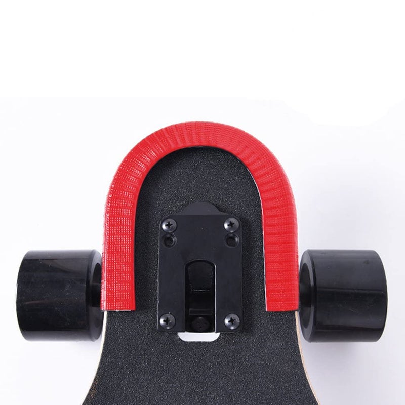 ماكس برو لوح تزلج MAXPRO متين وشديد التحمل ومقاوم للصدمات وطبقة مزدوجة من المطاط الصلب الواقي من الصدمات - أحمر - Image 1